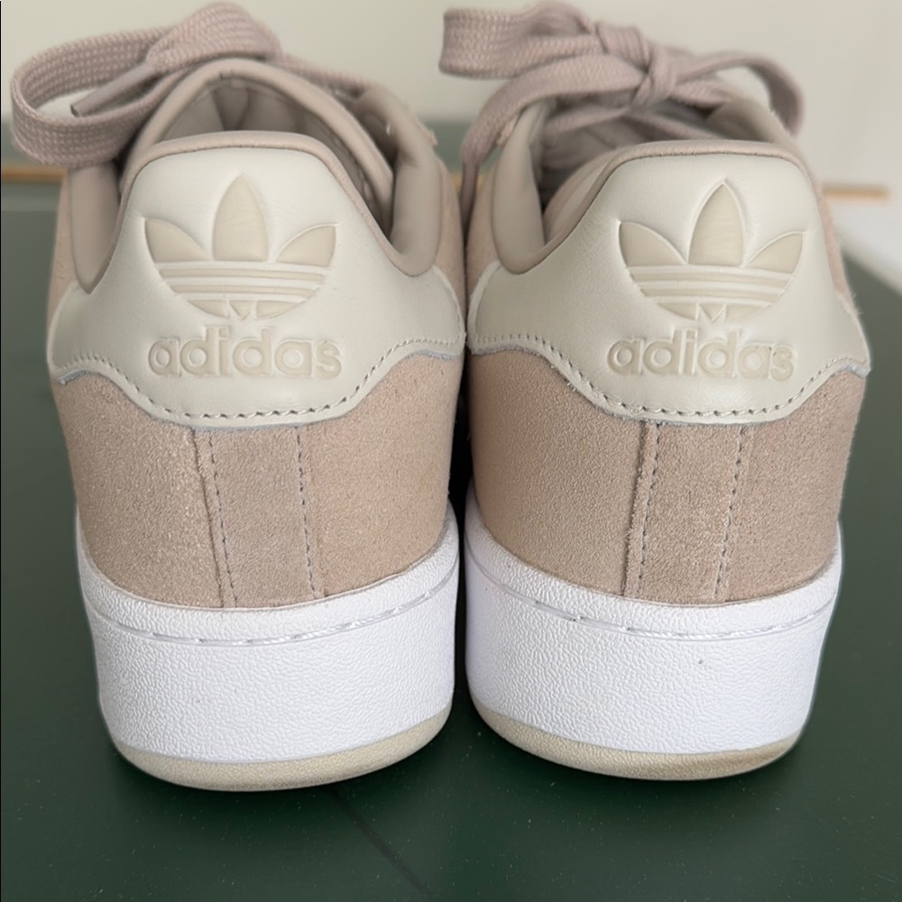 Adidas Tan Sneakers Classic Shell Toe Design Superstar XLG size unisex 9 - Picture 5 of 10